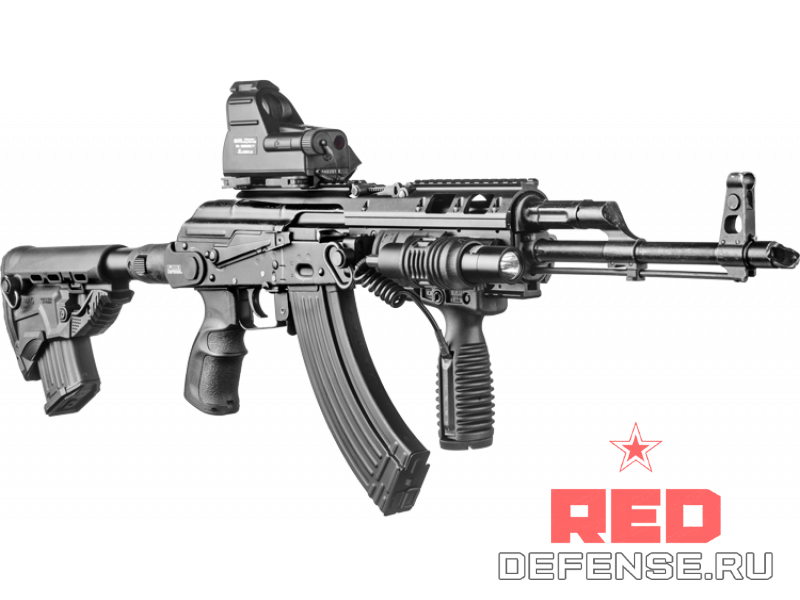 FAB Defense M4-AKMS P SB представляет собой телескопический складной прикла...